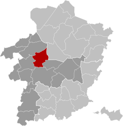 Heusden-Zolder Limburg Belgium Map